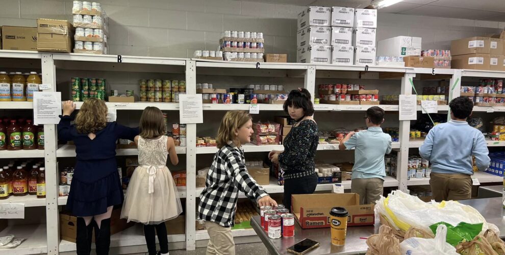 This past week our students had the opportunity to be good stewards by working in the food pantry! T...