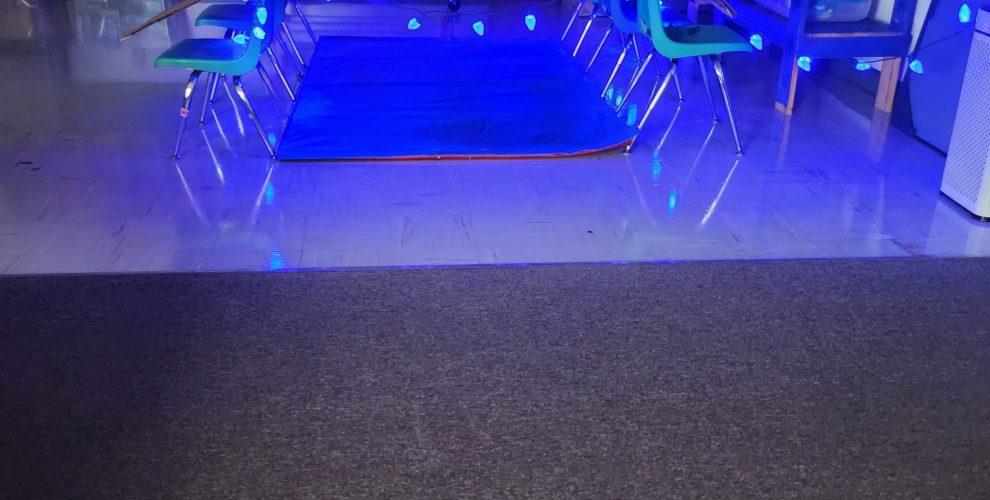 One of the ways we celebrated Reading Month was with "Fort Reading." We made forts from tables, chai...