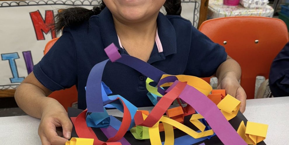 Our talented 1st & 2nd grade artists got in FORM-ation this week!...