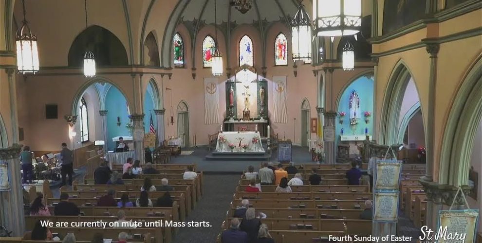 Today's Mass is being streamed live at 11 on the church websites, and at:...