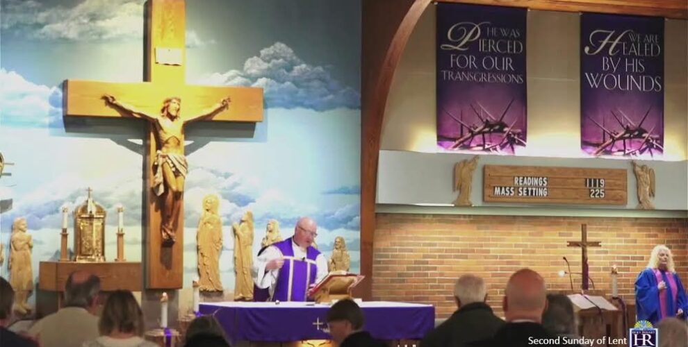 This morning's Mass at 9:00 is on our websites, and at the link below:...