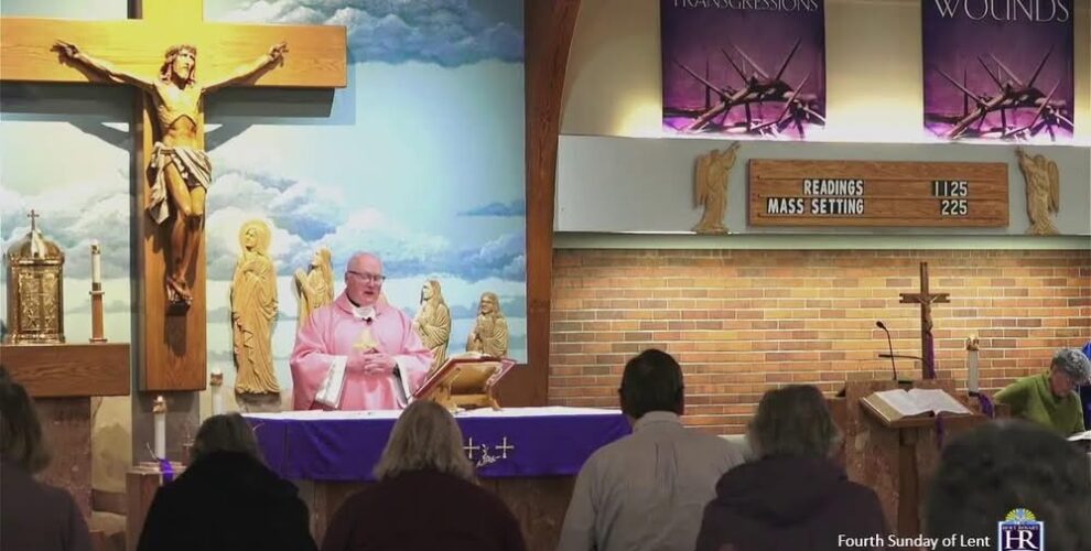 This morning's live stream of Mass at 9:00 is on the websites and the link below:...