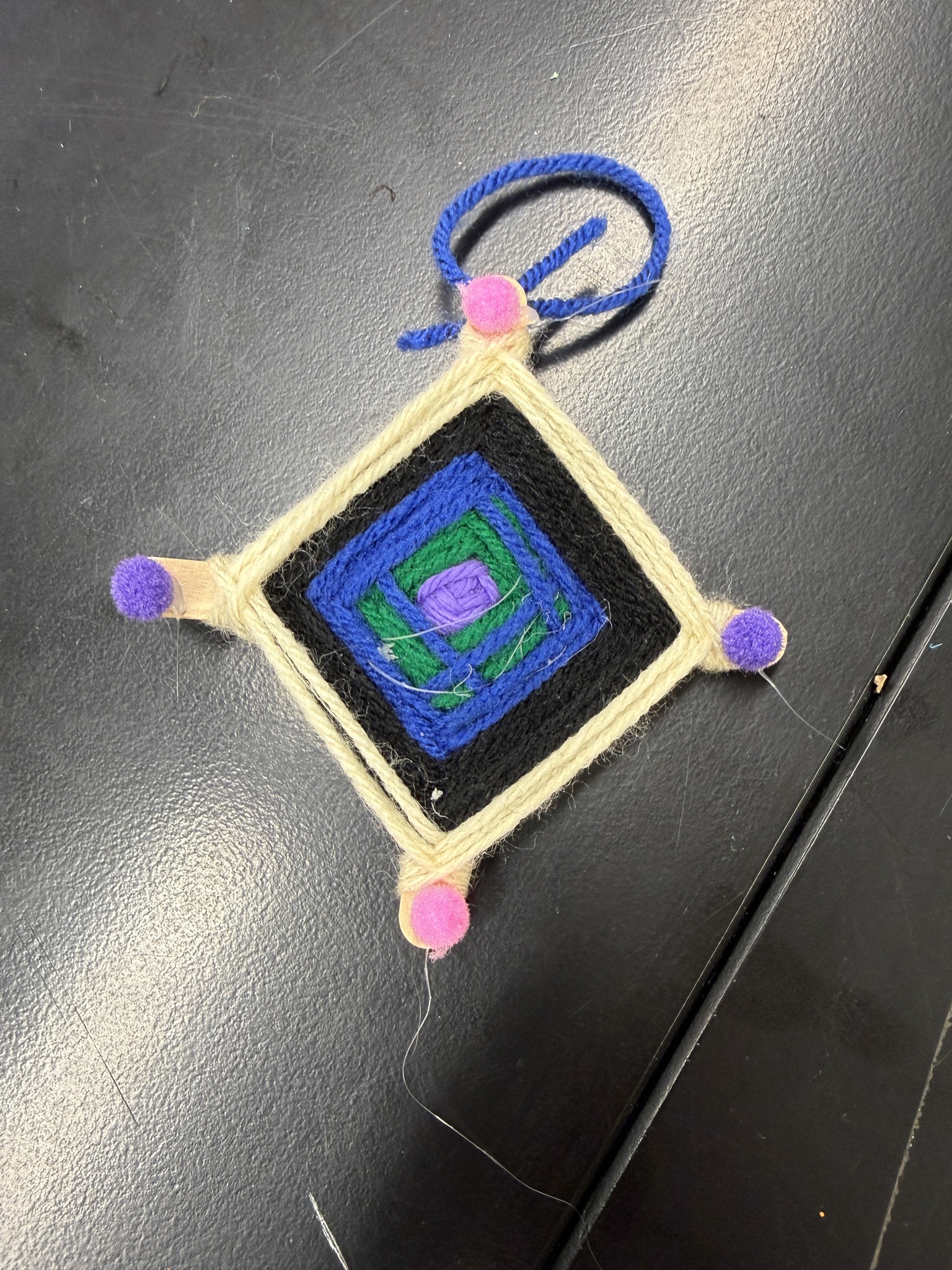 Our 6th & 7th graders just wrapped up their weaving unit last week!  Students built their own looms ...