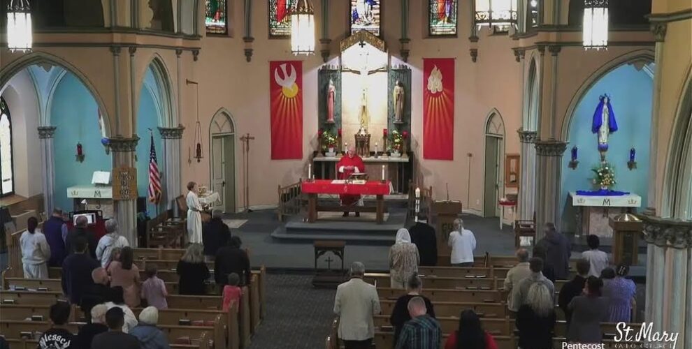 This morning's Mass is being live streamed at 11 on the websites and the link below:...