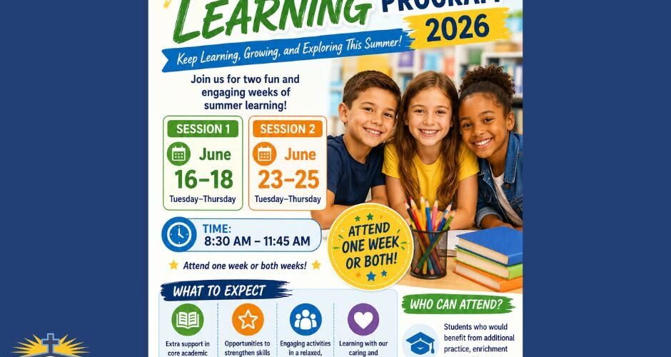 Summer Learning Opportunity!...