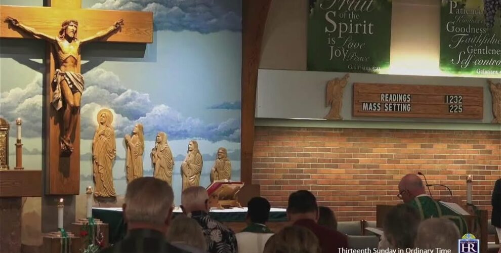 Today's live stream of Mass is on the websites and the link below:...