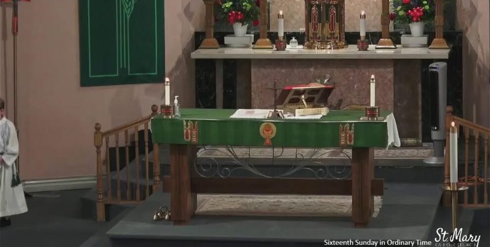 This morning's Mass is being live streamed at 11 on the websites and the link below:...