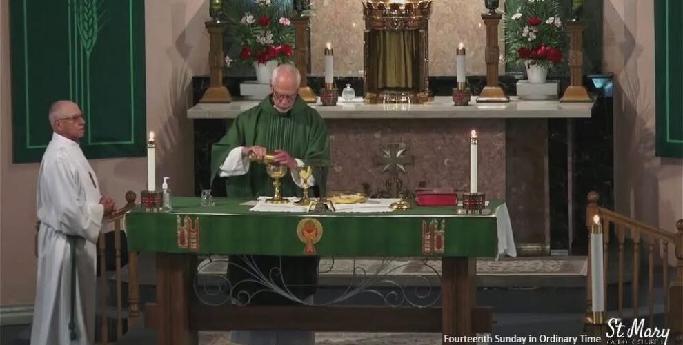 This morning's Mass will be live streamed at 11 on the websites and the link below:...
