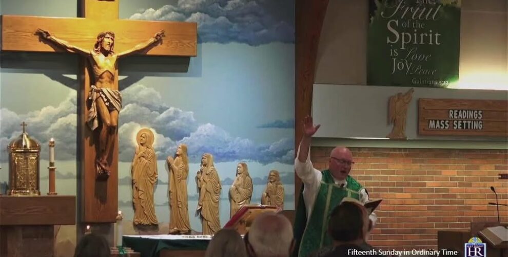 Today's Mass is being live streamed on all the websites and the link below at 9:00 a.m....