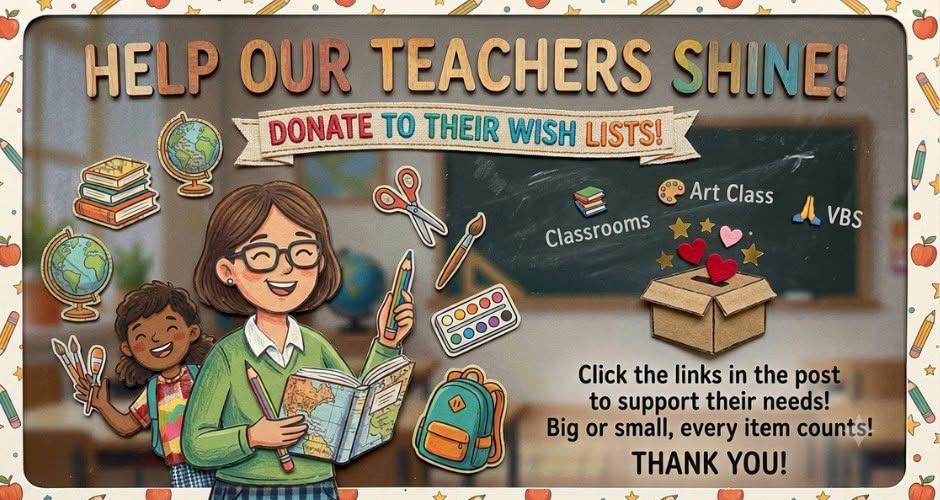 Help Us Gear Up for a Fantastic School Year!...