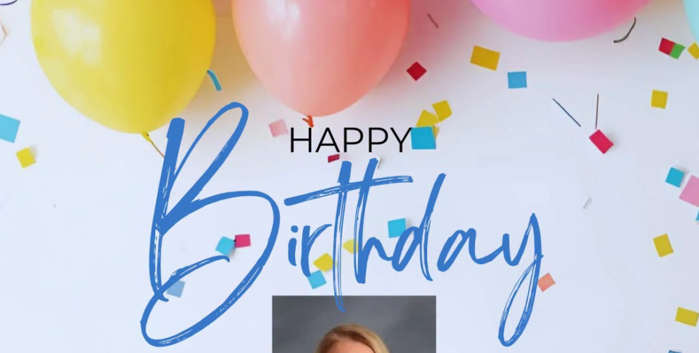 Happy Birthday to our 8th Grade/ Middle School History Teacher, Mrs. Somerville!...
