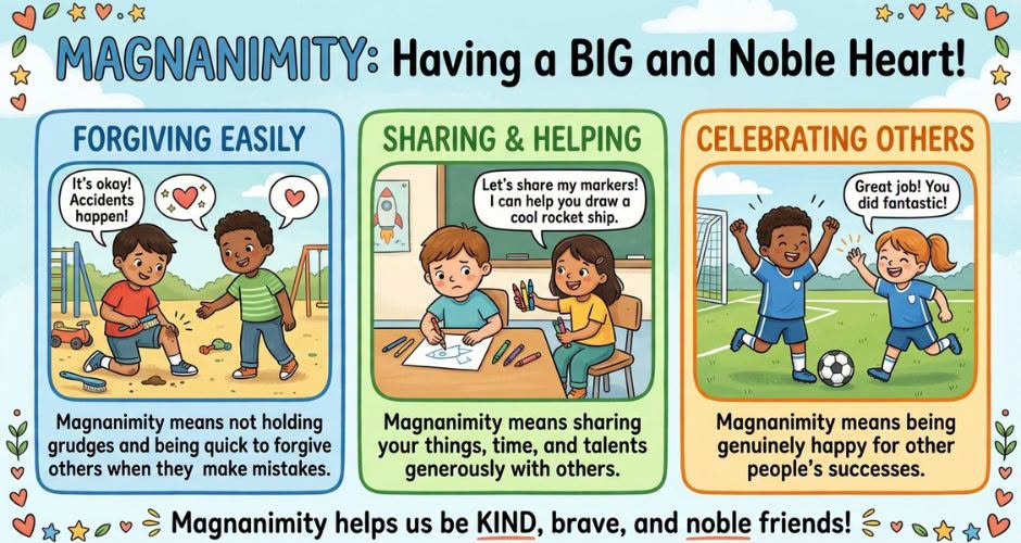 Virtue of the week: Magnanimity...